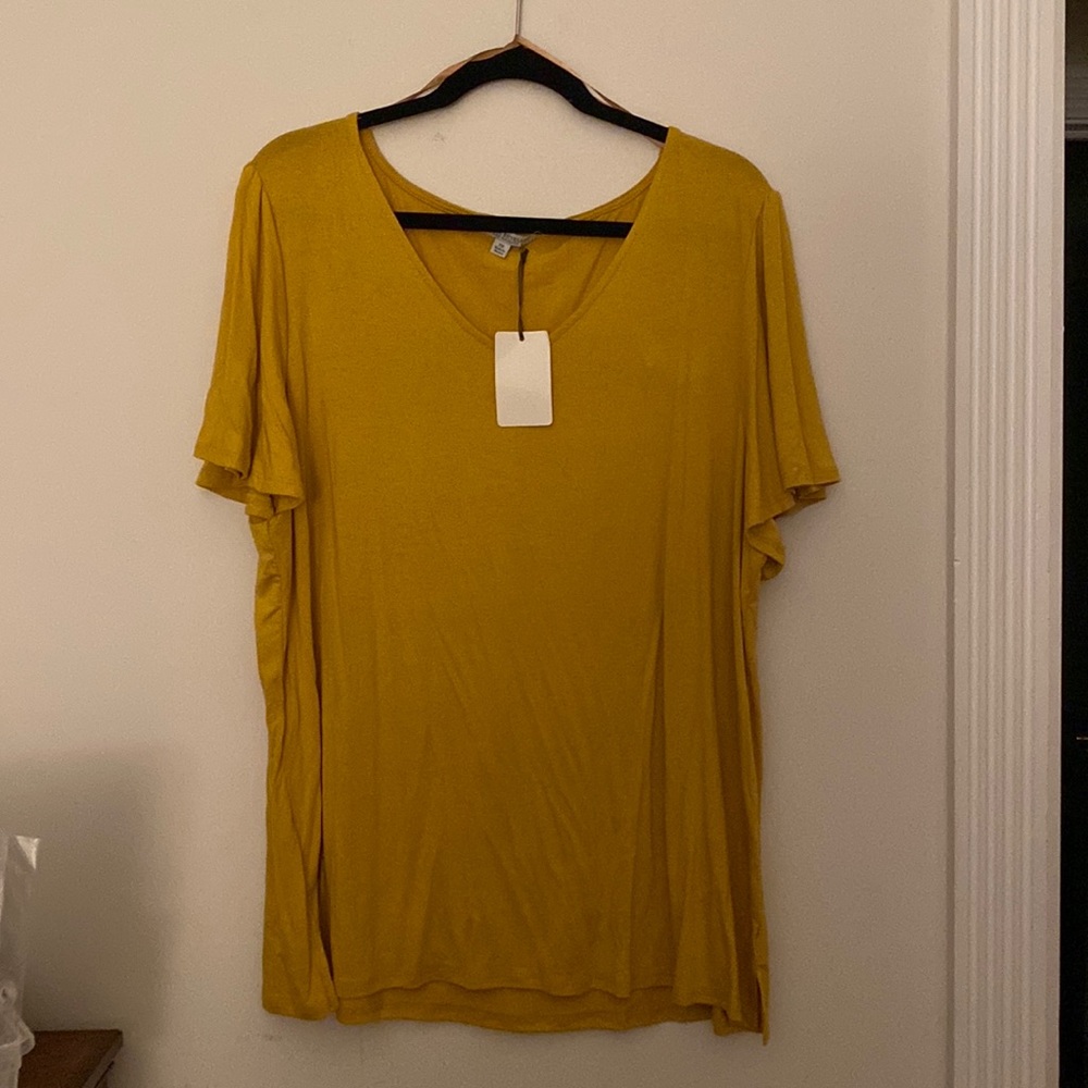 NWT green envelope short sleeve shirt size 2x
